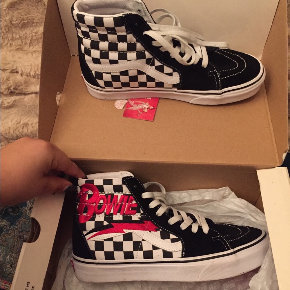 David Bowie and Vans collaboration shoes
